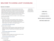Tablet Screenshot of guidinglightcounseling.org